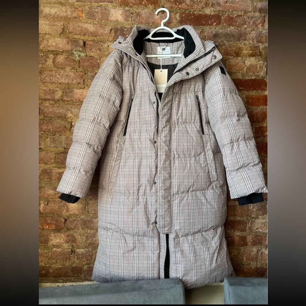 Plaid Puffer Coat